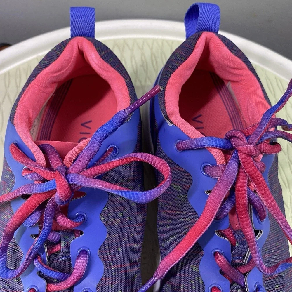 Vionic‎ AGILE FYN Women's Athletic Shoes Cobalt Blue/Pink Walking Sneakers 8